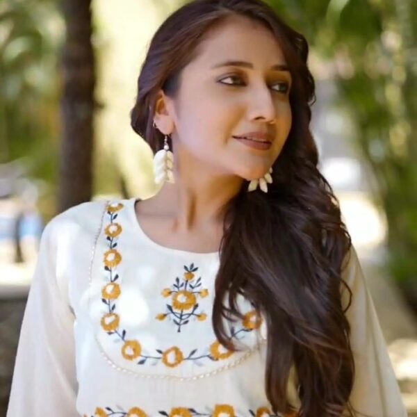 Anarkali Dress - Khadi Kurti