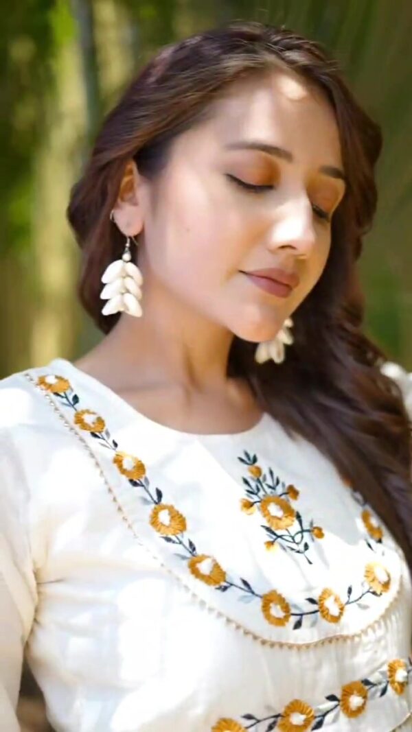 Anarkali Dress - Khadi Kurti - Image 4