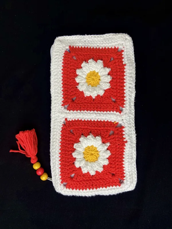 Handmade Crochet – Red & Orange in Color