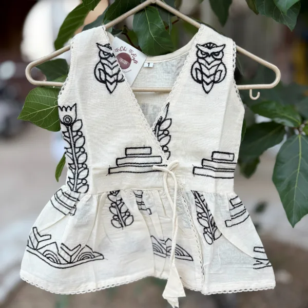 Black pattern kids wear