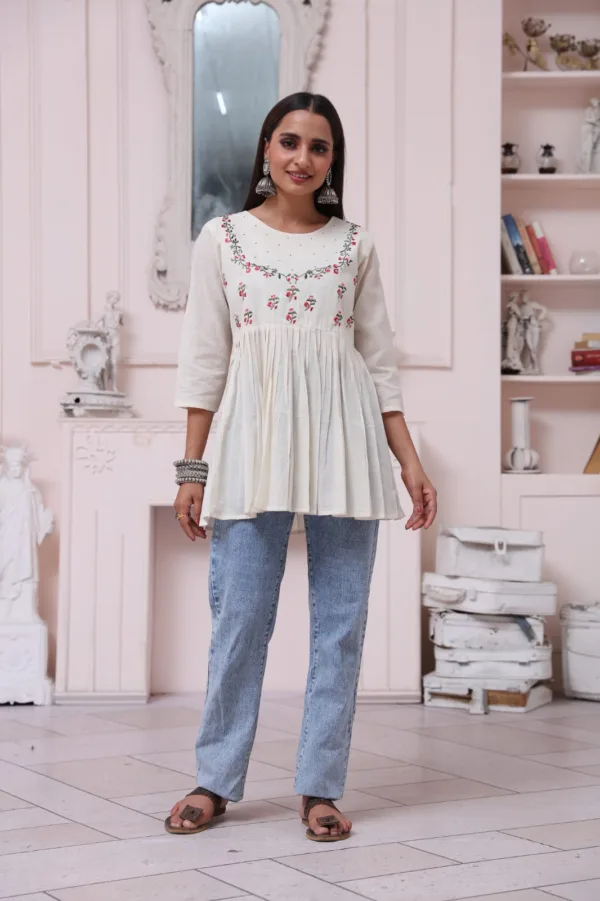 flared-kurti-with-scallop-design (3)