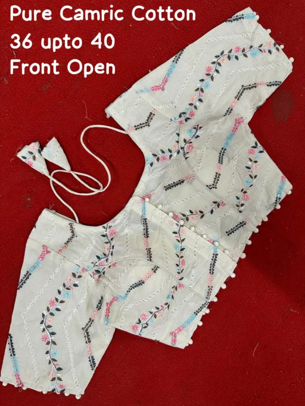 front-open-grey-embroidered-blouse-new-design-2025