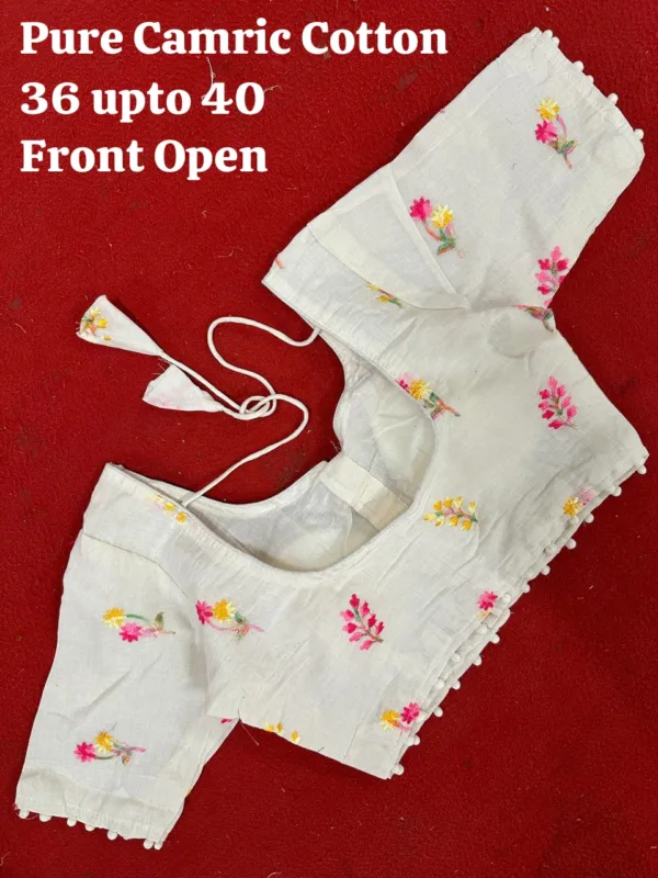 new-floral-blouse-design-2025-front-open-cotton-white Back side