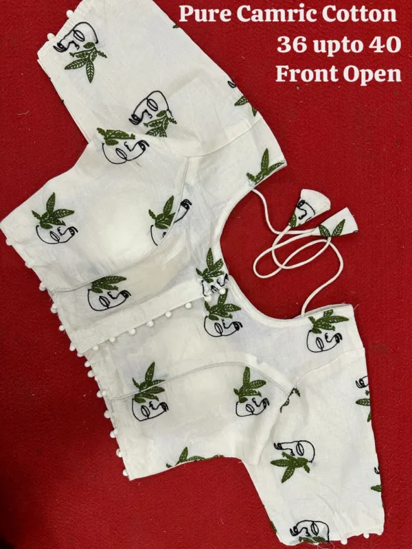 pure-cambric-cotton-front-open-blouse-white-36-40 front side